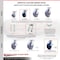 Service Caster 5 Inch Kingpinless Solid Poly Wheel Swivel Caster with Brake and Swivel Lock SCC SCC-KP30S520-SPUR-SLB-BSL - alternate 3